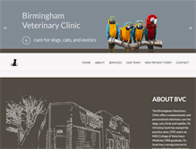 Tablet Screenshot of birminghamveterinary.com